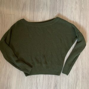 Wide Shoulder Sweater